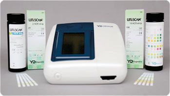 UriScan Microalbumin/Creatinine urine test strips